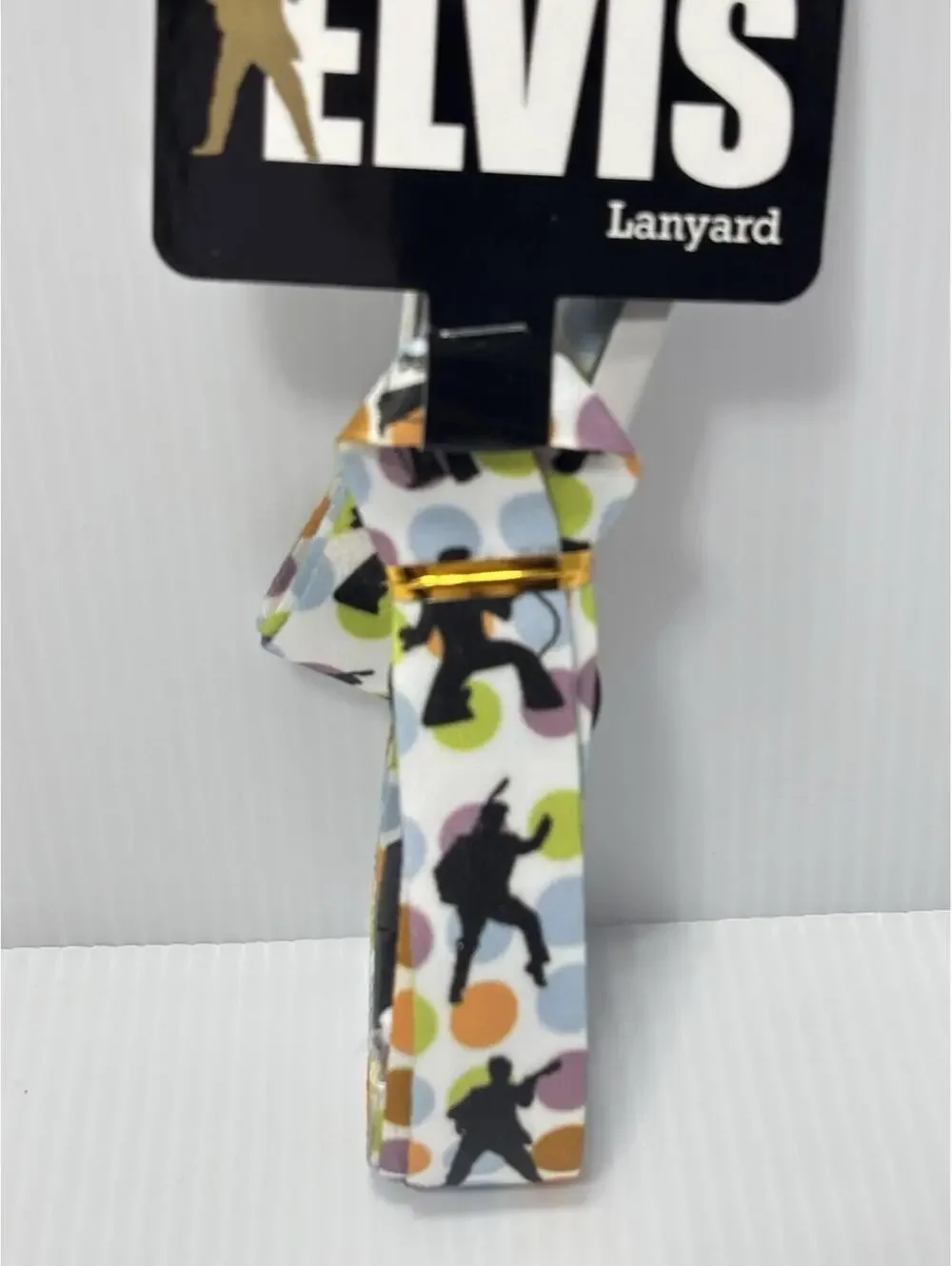 Elvis Presley Lanyard Camouflage Army Silhouette ID Badge Keys Holder, New